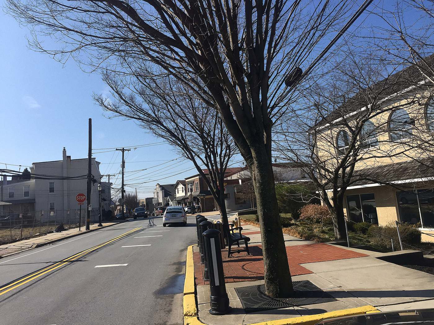 King Street in Malvern. The borough charges 2.5% transfer tax rather than the county's 2%, which is worth a few thousand dollars on this street.