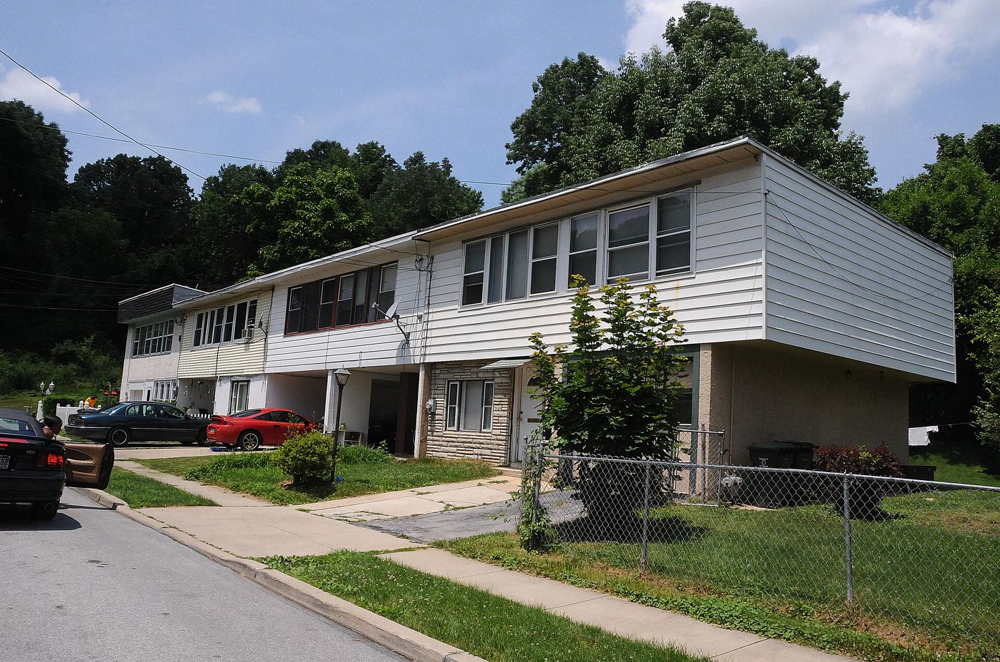 Carver Court in Caln Township, built in 1943 for workers at the Coatesville steel mill and listed on the National Register. A whole street designed at once, and still a street people buy on.